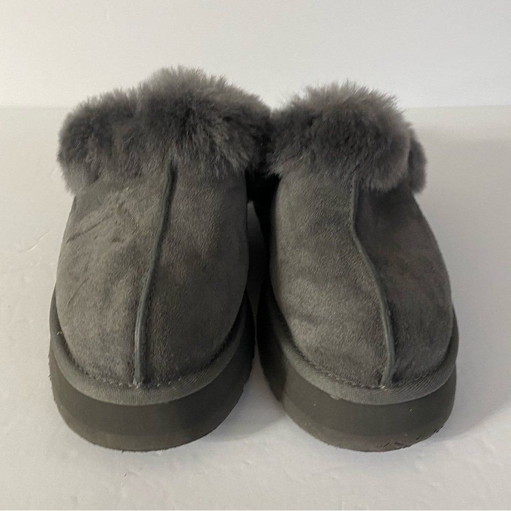 Ugg Disquette Platform Slides Grey(Charcoal) Size… - image 2